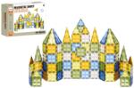 Mamido Set de construcție magnetic Diamond Castel M 75 piese MT1213 Jucarii de constructii magnetice