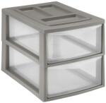 HEIDRUN Irattartó, A4, 2 fiókos, barna