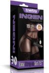 Lovetoy Vibrating Easy Strapon Set 7.5'' Black
