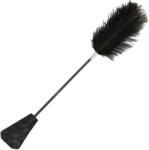  DARKNESS - feketefehér toll ostor 56 cm