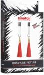 Lovetoy Glamor Tassel Nipple Clamp Red - makelove