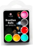 Secret Play SET - 6 darab brazil golyó, vegyes hatásokkal