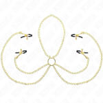  KINK - állítható arany mellbimbó és csikló csipeszek