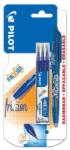 Pilot Roller Pilot Frixion Ball, 0.7 mm plus 3 rezerve, Albastru, blister (PBL-FR7+3REFLBT)