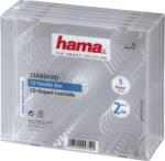 Hama Кутийка за CD/DVD HAMA Double Jewel Case, прозрачен, 5 бр. в пакет (HAMA-44752) - cybertrade