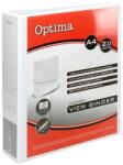 Optima Legator cu inele OPTIMA panoramic A/4 2 inele 75mm alb (24517)