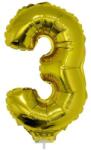 Funny Fashion Számos lufi - 3, arany, 42 cm Ajánlott 6-99 éves korig unisex (66227)