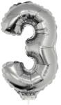 Funny Fashion Számos lufi - 3, ezüst, 42 cm Ajánlott 6-99 éves korig unisex (66226)