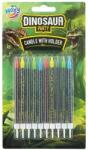 Grafix Dínós gyertya tartóval, 8 cm, 10 db Ajánlott 3-99 éves korig fiúknak (12865)