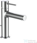 Laufen TWINPLUS SLIM egykaros mosdó csaptelep 110 mm-es kifolyócső, húzórudas lefolyószeleppel, króm HF505401100000 (HF505401100000)