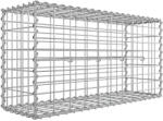 SONGMICS Gabion Kerti Kosár Horganyzott Acél 100x50x30 cm Ezüst (EUZ-GGB153)