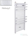 Radeco ARIA A3-400/2 870x435 törölközőszárítós radiátor, MERKURY 2 (ezüst) színben (Radeco_ARIA_A3_400_2_MERKURY2)