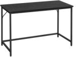 VASAGLE Ipari Stílusú Számítógépasztal Fekete Fém Vázzal (EUZ-LWD039B56V1) - prodis