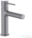 Laufen TWINPLUS SLIM egykaros mosdó csaptelep 110 mm-es kifolyócső, húzórudas lefolyószelep nélkül, PVD szálhúzott rozsdamentes acél HF505402423000 (HF505402423000)