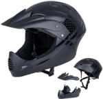 W-Tec Downhill bukósisak W-TEC Campanero US Flag, állpántos rögzítés, 17 szellőzőnyílás, levehető napellenző, kivehető belső párnázás, EN 1078 szabvány Méret: M(54-58)