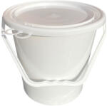ILPE Vödör Rápattintható Fedéllel Kerek, műanyag fogantyúval 10l (il10)