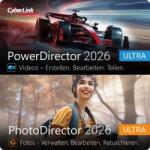 CyberLink DUO - PowerDirector 2026 Ultra & PhotoDirector 2026 Ultra (PNP-0900-IWT0-00)