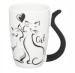 Ambition Bögre 370 ml porcelán macska + macska 19933 (19933)