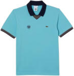 Lacoste Tricouri polo bărbați Lacoste Sport Roland Garros Edition V-Neck - turquoise/navy blue (PH6723-00-VIZ)