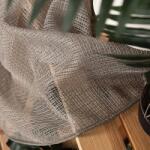  Hálós függöny ólommal 305cm magas, ezüst (029450/000/008/000305/1)