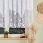 Jacquard Méteráru Függöny 130cm fehér (023418/000/001/000130/1)