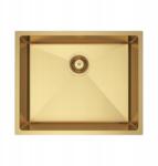 Melanstar Arany Színű Konyhai Mosogató 54x44 cm Arany Pvd |Szűrőkosár Lecsöpögtetővel| Melanstar (MEL5444G)