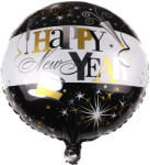 Mezőfi Team Kft Happy New Year, gömb fólia lufi, trombita, 45 cm