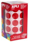APLI Etikett, 20mm kör, kézzel írható, tekercsben, színes, APLI, piros 1700 etikett/csomag (04861) - molnarpapir