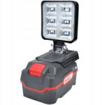 PARKSIDE Munkalámpa Szett 20V, LED, 18W, alumínium, 3, 5 hüvelykes, 3 db adapterrel (SETPARBIT01-B)