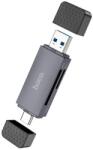 hoco. 2-in-1 kártyaolvasó USB-A 3.0 / USB-C 3.0 - Szürke