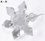  Hópehely Műanyag Átlátszó 37MM 4DB (#219)