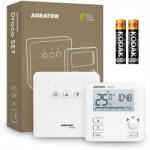 Auraton Vezeték Nélküli Hőmérséklet-szabályozó Heti Termosztát Vezérlő Auraton (AUR00DRC0SE00)