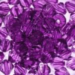  Kristályok Kerek Levendula 14MM 8DB (#14 KOL.a-282)