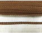  Barna pamut csipke 1cm*2méter
