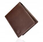 Serasar Serasar, Férfi bőr pénztárca Rfid védelemmel, barna (Space)