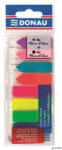 DONAU Jelölőcímke, műanyag, címke és nyíl forma, 8x25 lap, 12x45/42 mm, DONAU, neon szín (7579001PL-99) - alter