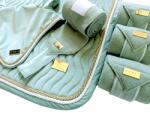 horss equestrian Horss Velvet Mint szett sokoldalú sapka fülvédő csomagolóanyag (205)