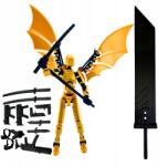 3D Forge Kis Hősök - Eredeti Maxi figura 20 cm Arany, legendák, Dummy 13 (d13_gold_maxi_wings)