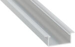  LED Alumínium Profil Beépíthető [GEMI] Natúr 1 méter (GEMI-11)