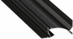  LED Alumínium Profil TOPO Fekete 1 méter (TOPO-15)