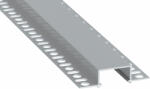  LED Alumínium Profil Beépíthető [HIRO] Ezüst 1 méter (HIRO-12)