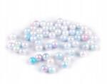  Mermaid Hatású Gyöngyök Kék Nefelejcs Rózsaszín 8MM 20DB (340575.5)