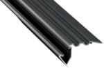  LED Alumínium Lépcső Profil SCALA Fekete 2, 02 méter (SCALA-25)