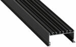  LED Alumínium Profil inLARGO Fekete 1 méter (INLARGO-15)