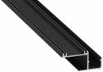  LED Alumínium Profil IPA16 Fekete 2, 02 méter (IPA16-25)