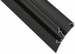  LED Alumínium Profil LOGI Fekete 1 méter (LOGI-15)