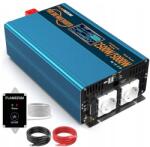 Lvyuan Feszültségátalakító 24V 2500/5000W Tiszta Szinusz LCD Állandó 2500W teherautóhoz