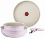 Tefal Set Tefal Ingenio Serenity L8304S04 4 Piese Wok Design Antiaderent Maner Detasabil (L8304S04)