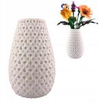 3D Forge Lyra Fehér virágváza Lego Icons Csokor 10313 10280 Ajándék 3D (3DF-LYRA-WHITE)