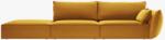 Micadoni Canapea modulara Kaelle 4 locuri 264 cm cu lounge tapiterie catifea (MH149) Canapea
